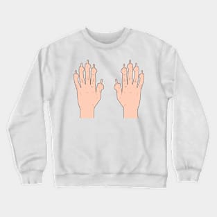 Middle Fingers Crewneck Sweatshirt